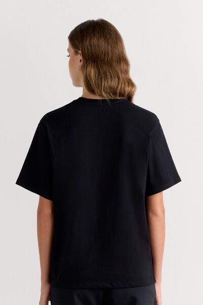 Boxy fit Short-Sleeved Cotton Top