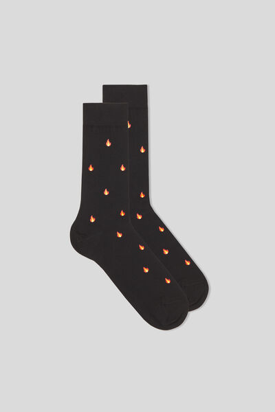 Calcetines Cortos de Algodón Estampados
