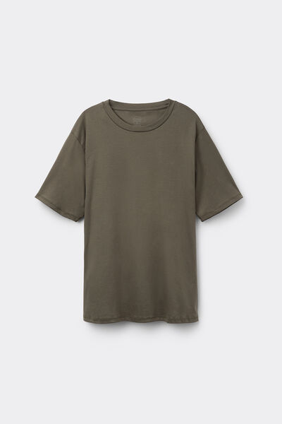 Kurzarmshirt aus Elevated Cotton