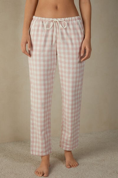 Gingham Lover Pants in Brushed Cloth