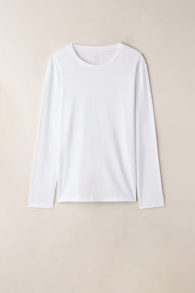 Langärmeliges Oversize-Shirt aus Supima®-Baumwolle