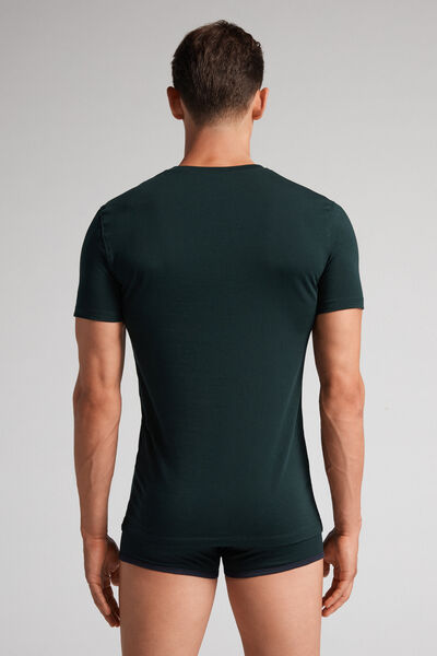 T-shirt από Ελαστικό Ύφασμα από Βαμβάκι Supima®