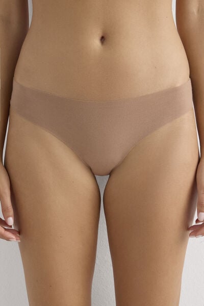 Tanga femme en coton sans coutures