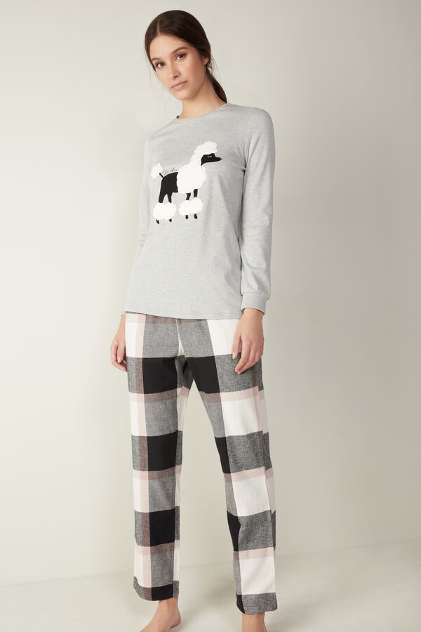 Poodle Warm Cotton Pajamas