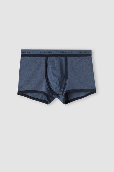 Stretch Supima® Cotton Boxer Shorts with Logo Detail