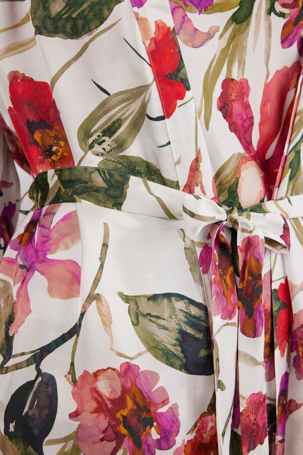 Kimono i viskossatin Imaginary Journey