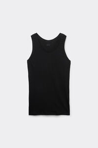 Round-Neck Extrafine Superior Cotton Vest Top