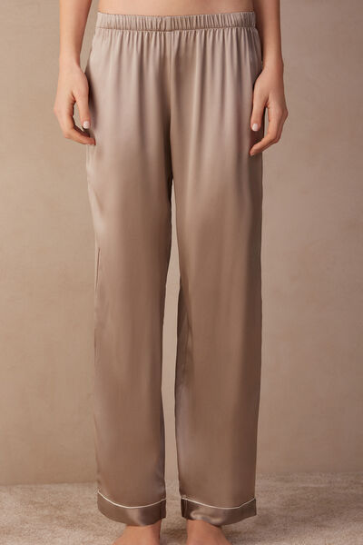 Pantalon en Satin de Soie