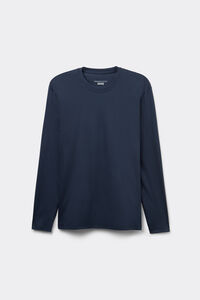 Long-Sleeved Mercerised Premium Cotton Top