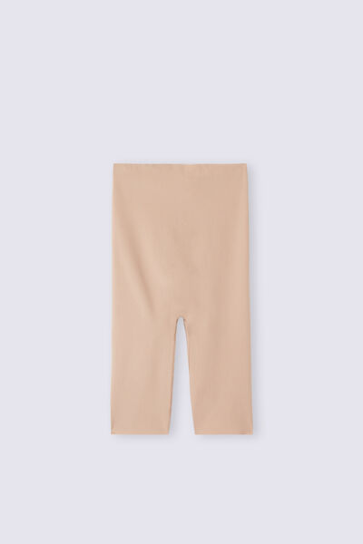 Light Shaping High-Waisted Cotton Shorts