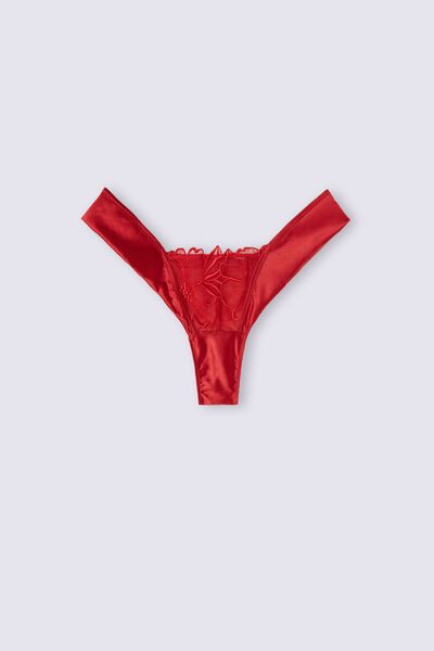 Darlings 80s-Style Satin Brazilian Briefs