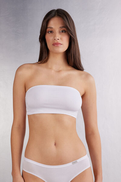 Top bandeau en coton