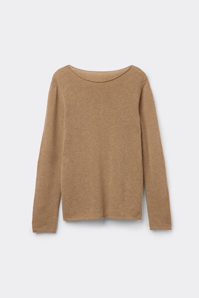 Langarmshirt aus 100 % Kaschmir