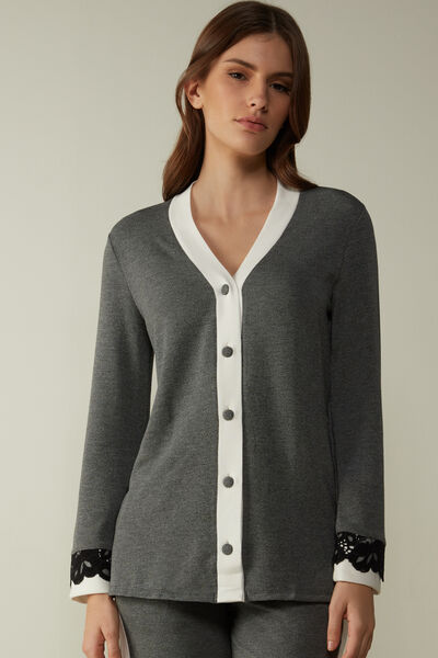 Pretty Iconic Modal with Wool Button-Down Top