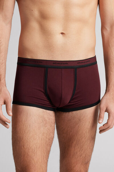 Stretch Supima® Cotton Boxer Shorts with Logo Detail