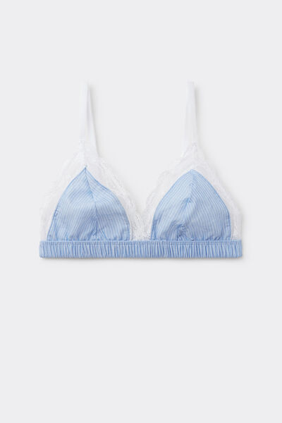 Reggiseno Triangolo in Tela di Cotone Morning Portofino