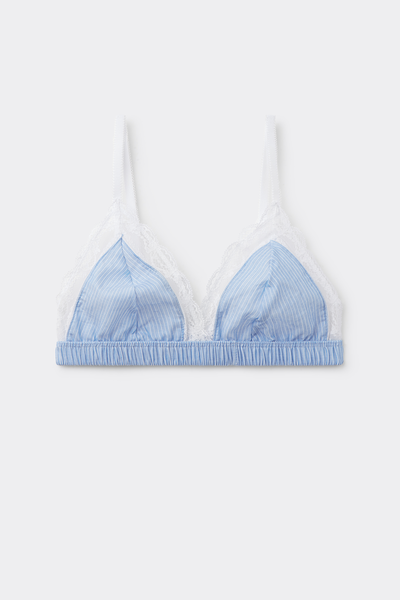Reggiseno Triangolo in Tela di Cotone Morning Portofino