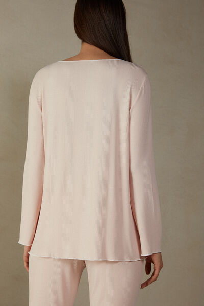 Soft Ribs Long Sleeve Top