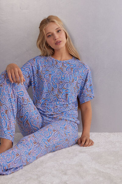 Sweet Escape Viscose Short-Sleeved Shirt