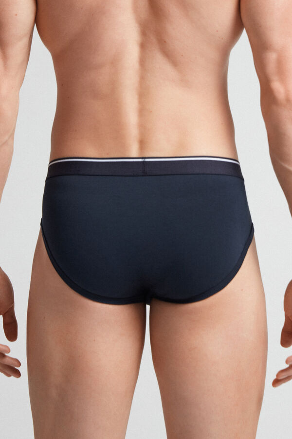 Superior Cotton Briefs with Exposed Elastic