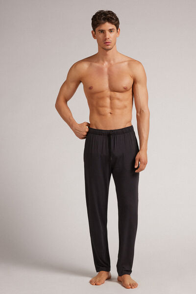 Long Silk and Modal Trousers