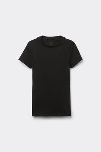 Short-Sleeved Stretch Superior Cotton Top