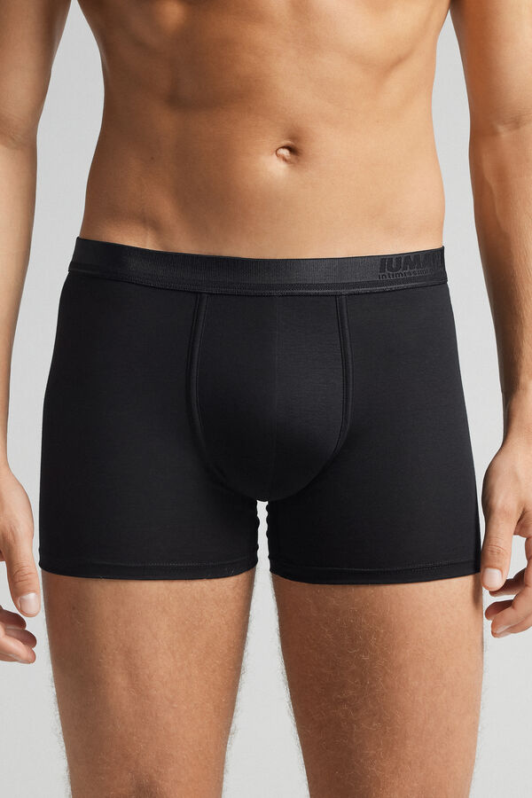 Logolu Premium Merserize Pamuklu Boxer