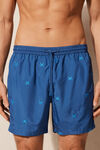 Crab-Embroidered Swim Shorts