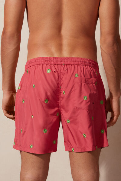 Costume Boxer Mare Ricamo Kiwi