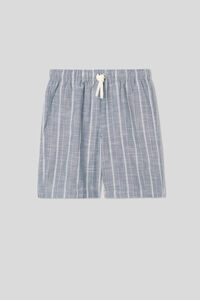 Striped Cloth Shorts