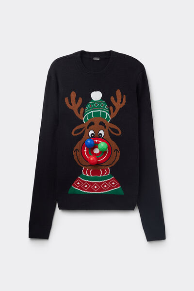 Camisola de Natal com Rena com Alvo