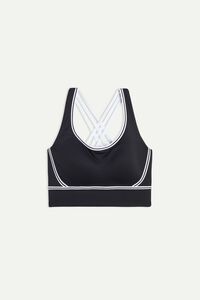 In Action Padded Bra Top with Supima® Cotton Lining