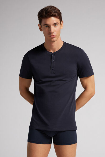 Superior Cotton Henley T-Shirt