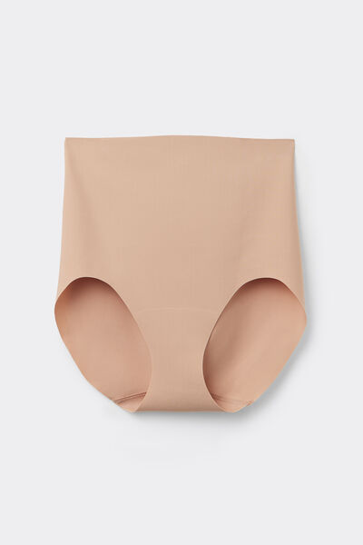 Culotte taille haute en microfibre sans couture