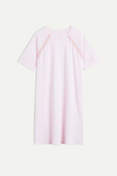 Sporty Cotton Short Sleeve Night Shirt in Supima® Ultrafresh Cotton