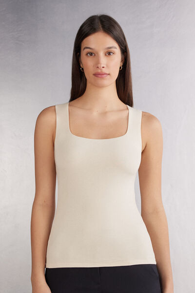 Camisola de Alças Largas em Fresh Bamboo