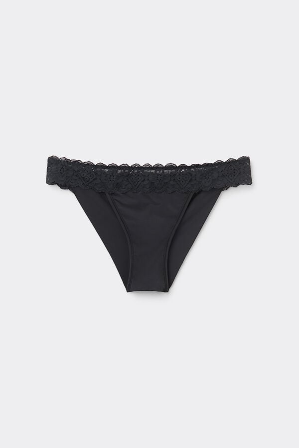 Brazilian-Slip Carioca aus Spitze und Mikrofaser