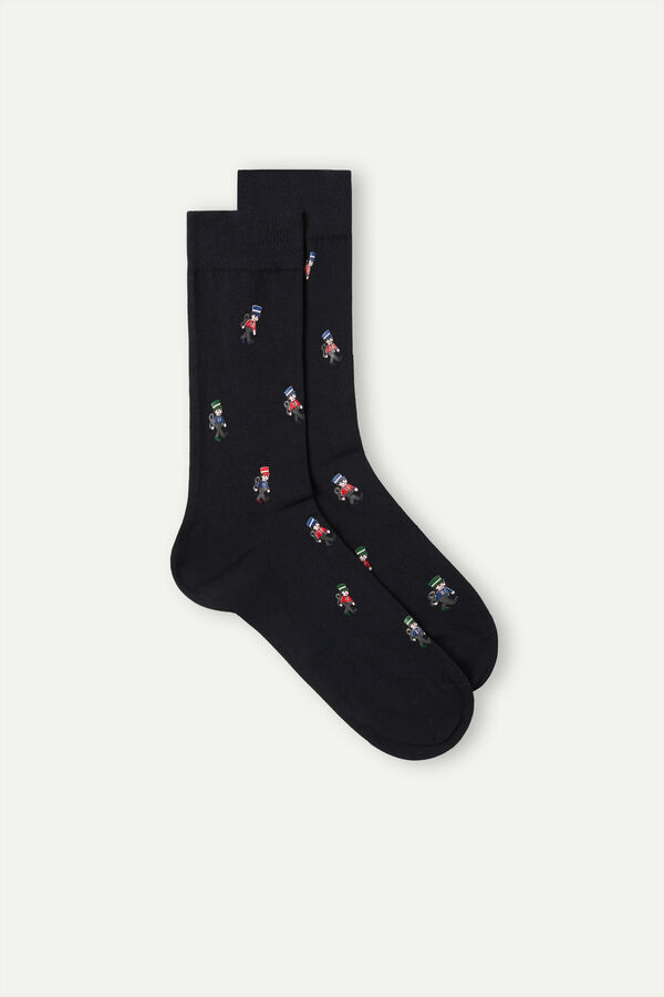 Krátké Vzorované Ponožky z Bavlny Soft Cotton
