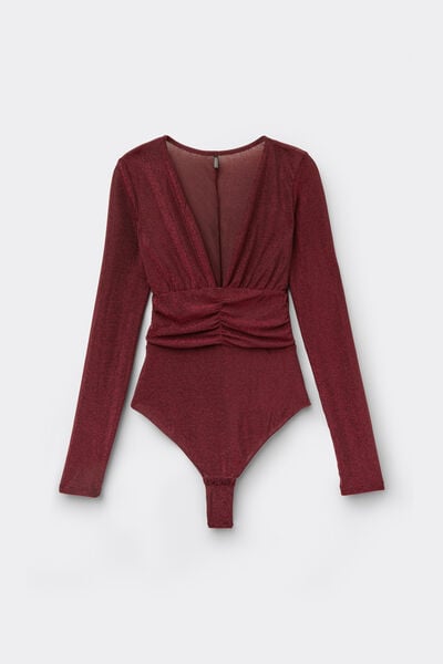 Body manches longues lamé SHIMMERING PASSION