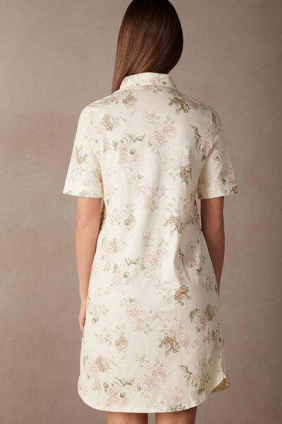 Scent of Roses Cotton Nightshirt