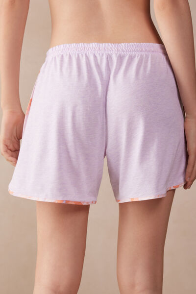 Shorts aus Supima® Baumwolle Ultrafresh Iris and Apricot