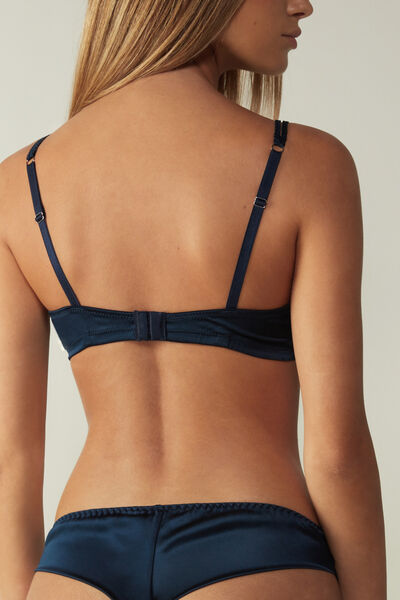 Soutien-gorge triangle sans armatures en soie EMMA