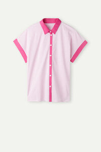 Camicia Manica Corta in Cotone Supima® Ultrafresh Strawberry Milkshake