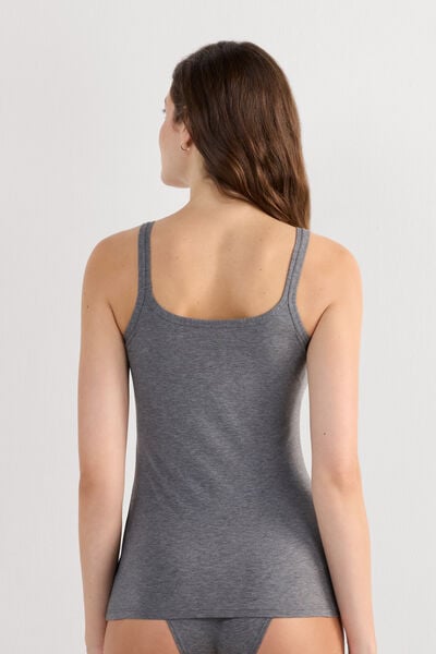 Natural Cotton Strappy Top