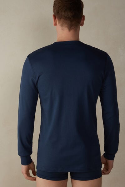 Langarm-Shirt Interlock Supima