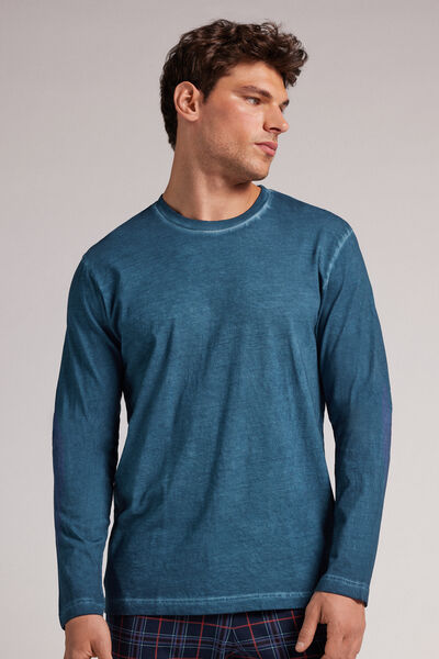 Washed Collection Long Sleeve Cotton Top