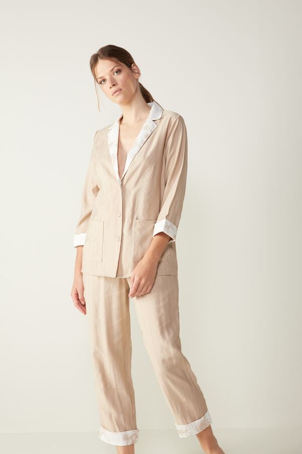 Nomadic Fringes Viscose Cropped Trousers