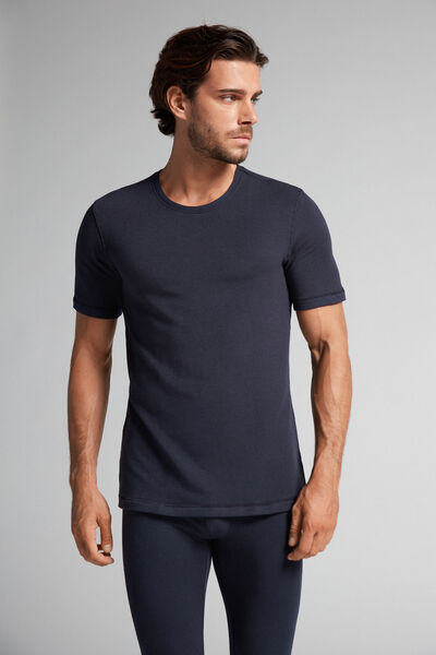 Kurzarm-Shirt aus Kaschmir-Modal