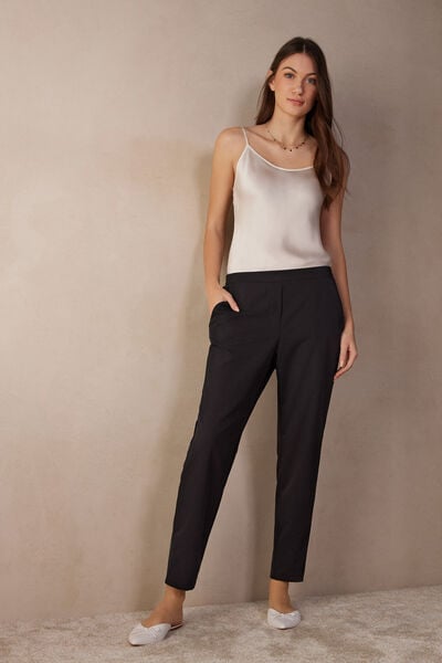 Full-Length Trousers with Pockets