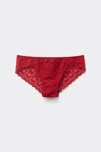 Culotte en dentelle à taille basse